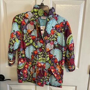 Vibrant Multicolor Floral Jacket